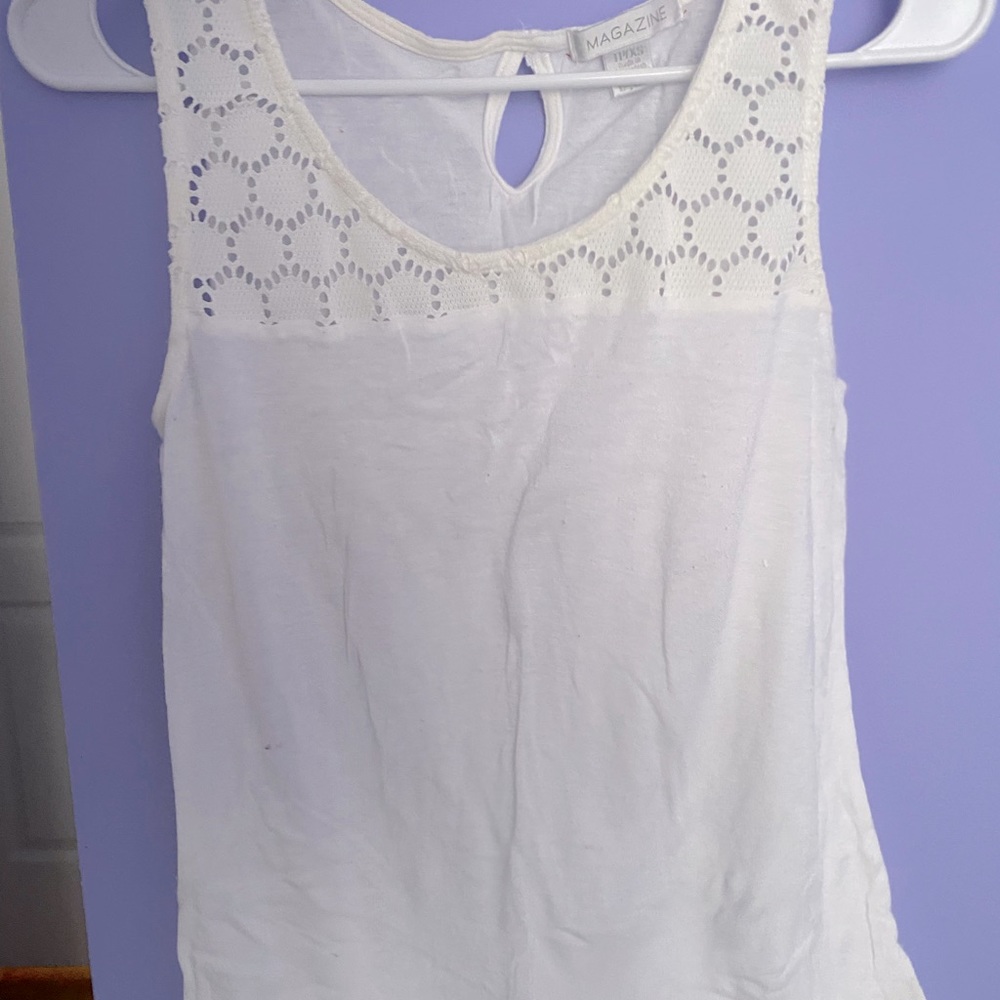 Plain White Tanktop